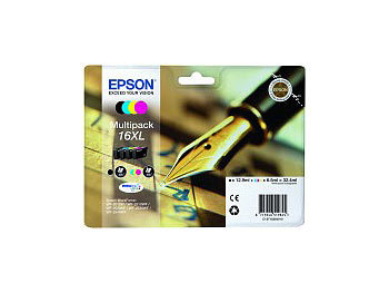 Epson Original Tintenpatronen Multipack T1636, BK/C/M/Y XL