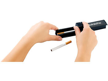 PEARL Zigaretten-Stopfgerät im Kompaktformat, mit Ersatz-Tülle