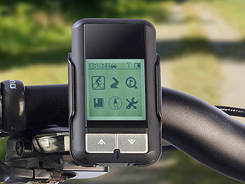 NavGear Fahrrad- & Outdoor-GPS OC-500 mit Sportcomputer