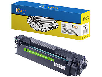 Toner Laserdrucker HP: iColor Kompatibler Toner für HP CF283A / 83A, schwarz