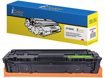 Color Laserjet Pro MFP M277dw, HP: iColor Kompatibler Toner für HP CF403X / 201X, magenta