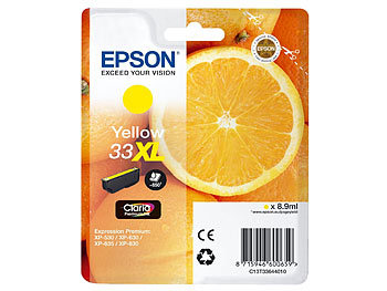 Epson Original Tintenpatrone 33XL T3364, yellow