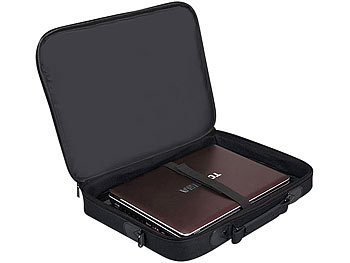 Port Designs Clamshell S15 Notebooktasche 39 cm / 15 Zoll, schwarz