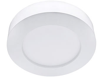 mlight LED-Ein-/Unterbau-Panel, rund, dimmbar, weiß, 11 Watt, 760 Lumen