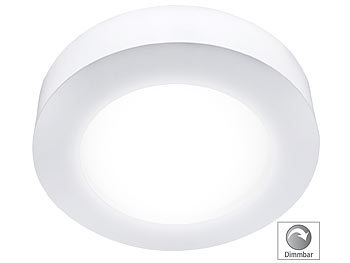 mlight LED-Ein-/Unterbau-Panel, rund, dimmbar, weiß, 11 Watt, 760 Lumen