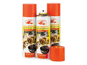 Trennspray Grill: Boyens 3er-Set Back-Trennspray zum Einfetten von Backformen/-blechen, 200 ml