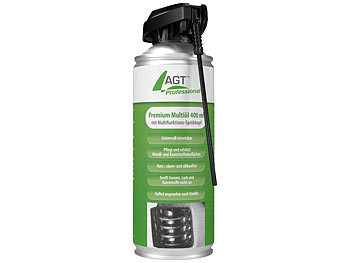 Kettenöl: AGT Professional Premium-Multiöl mit Multifunktions-Sprühkopf, 400 ml