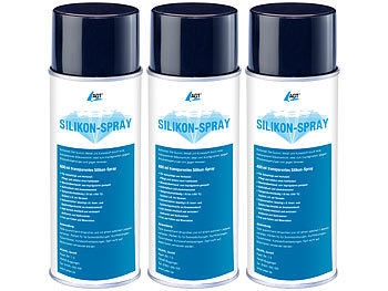 Siliconspray: AGT 3er-Set Silikonspray, je 400 ml