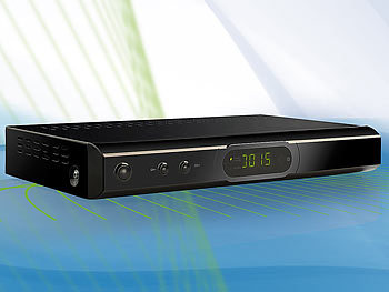 auvisio Digitaler HD-Sat-Receiver m. CI-Slot, USB-Mediaplayer/Recorder