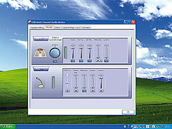 auvisio 7.1 Kanal USB 2.0 PC-Verstärker/Soundkarte "Sound Box"