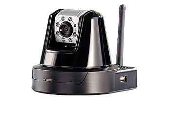 7links Fernsteuerbare WLAN-IP-Kamera Pan/Tilt/Zoom "RoboCam III"