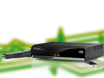 auvisio Digitaler Sat.-Receiver"DSR-200USB"DVB-S/USB-Mediaplayer (refurbished)