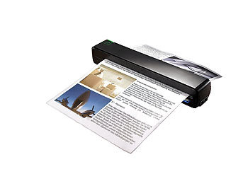 Somikon Portabler Einzug-Scanner "SC-620.SDHC" PC-less mit SD-Slot