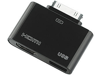 auvisio HDMI-Video-Adapter iPhone/iPad an LCD-TV/Beamer, Full HD
