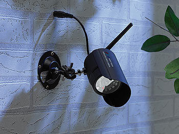 VisorTech Digitales PC-Funk-Überwachungssystem mit 2 Infrarot-Kameras