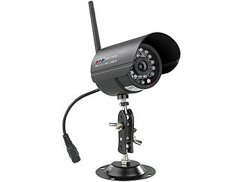 VisorTech Kabelloses Profi-Überwachungssystem mit IR-Funk-Kamera