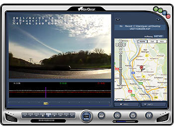 NavGear Kfz-BlackBox mit Kamera, GPS und g-Sensor (refurbished)