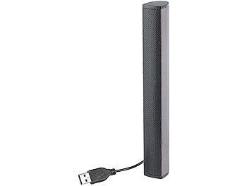 auvisio Federleichter USB-Stereo-Lautsprecher