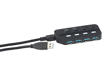 USB Verteiler mit Netzteil