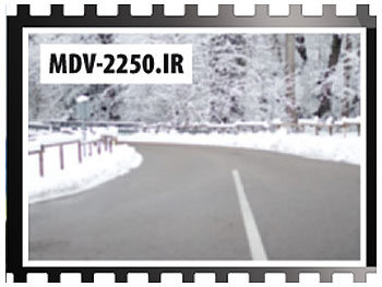 NavGear Auto-DVR-Kamera MDV-2250.IR mit LCD-Display & Bewegungserkennung
