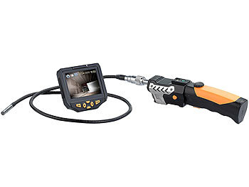 Somikon HD-Endoskop-Kamera EC-200.hd, 8,2 mm mit Monitor & Aufnahme, Länge 1 m