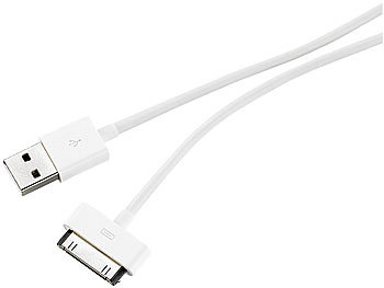 Callstel USB-Daten- und Ladekabel für iPhone, iPod & iPad (30-Pin)