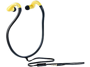 auvisio Stereo-Sport-Headset BN-900.gold mit Nacken-Bügel