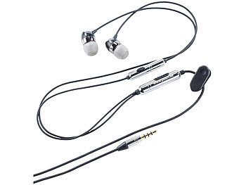 auvisio Aluminium-Stereo-Headset "Premium-Sound" mit Mikrofon