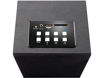 auvisio Bluetooth-Standlautsprecher MSX-290.bt mit USB, SD und Radio