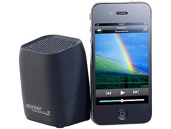 auvisio Portabler Aktiv-Lautsprecher MSS-100.bt, mit Bluetooth, 5 Watt