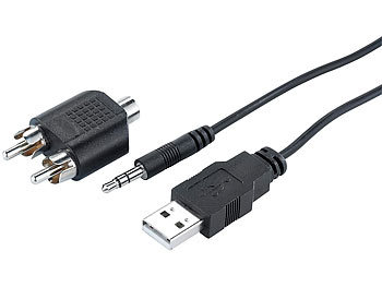 USB Phono Adapter: Q-Sonic Audio-Digitalisierer & MP3-Recorder "AD-330 USB"