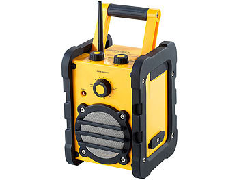 auvisio Baustellen- & Outdoor-Radio & -Lautsprecher DOR-108, 8 Watt