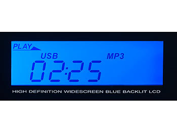 auvisio HiFi-Stereoanlage m. Bluetooth, CD, USB, FM, Wecker(Versandrückläufer)
