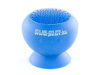 PEARL Aktiv-Lautsprecher; Bluetooth 2.1 f. Bad & Outdoor, wasserdicht, 6 W