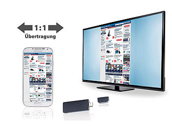 TVPeCee HDMI-Stick MMS-895mira, Miracast & iOS-Mirroring (Versandrückläufer)