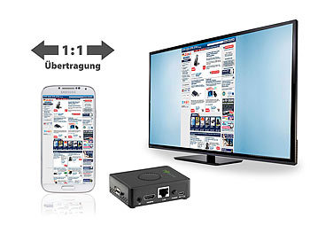 TVPeCee TV-/HDMI-Box Dual-Band-WLAN/Miracast/DLNA  MMS-900.mira