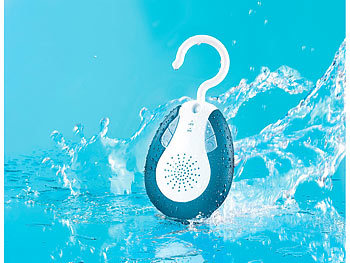 auvisio Wasserfester Bluetooth Dusch-Radio MSS-431.ipx + Freisprech, 8 Watt