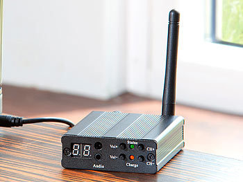 auvisio Digitales Audio-Funkübertragungssystem mit Verstärker