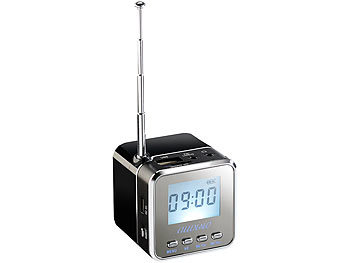auvisio MP3-Station "MPS-550.cube" m. integriertem Radio (refurbished)