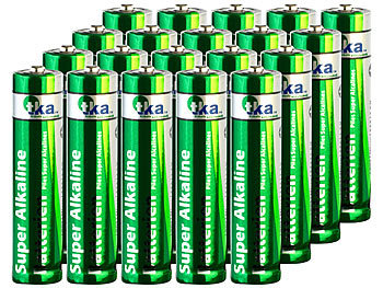 tka Sparpack Super-Alkaline-Batterien Micro 1,5V Typ AAA, 100 Stück