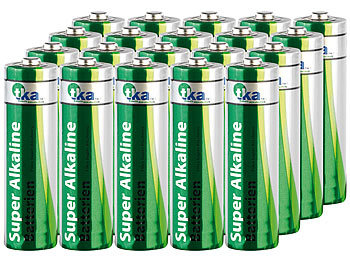tka Super-Alkaline-Batterien Mignon 1,5V Typ AA, 20 Stück