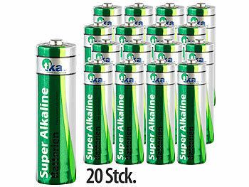 tka 100er-Set Super-Alkaline-Batterien Typ AA / Mignon, 1,5 V