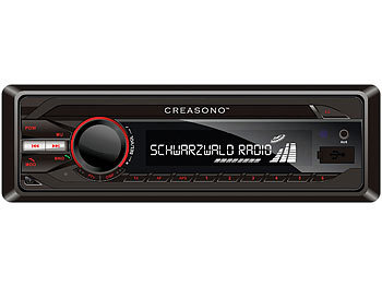 Creasono MP3-RDS-Autoradio CAS-3300BT USB / SD / Bluetooth (Versandrückläufer)