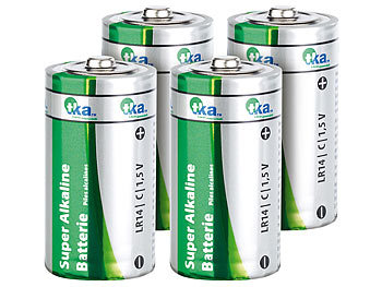 tka Sparpack Alkaline Batterien Baby 1,5V Typ C im 4er-Pack