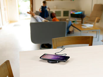 Callstel Induktions-Ladeset Qi-kompatibel + Receiver-Pad für Samsung Galaxy S3