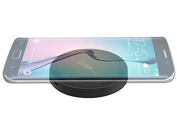Callstel Induktions-Ladeset Qi-kompatibel + Receiver-Pad für Samsung Galaxy S4