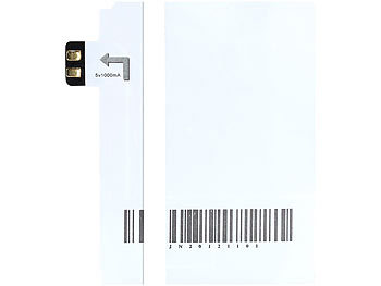 Callstel Induktions-Ladeset + Receiver Pad für Samsung Galaxy Note 2