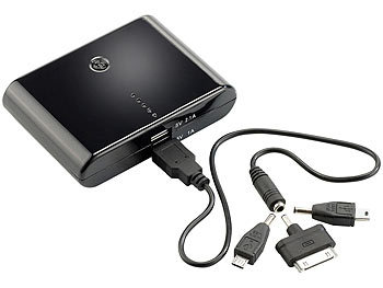 revolt Powerbank mit 6.000 mAh für iPad, iPhone, Handy und USB-Geräte