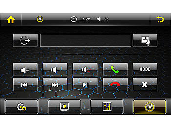 Creasono 7" Touchscreen DVD-Autoradio mit Nav. Europa (refurbished)