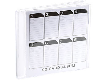 General Office SD-Speicherkarten-Album, 3er-Set für 24 Stück